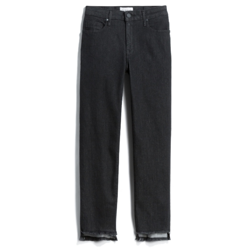PARKER SMITH Bruce Frayed Step-Hem Straight Jean